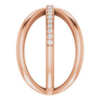 Accented Criss-Cross Ring - Image 4