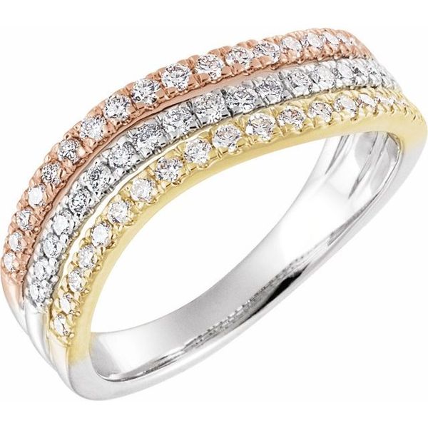 Accented Stacked Ring