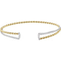 Twisted Rope Cuff Bracelet