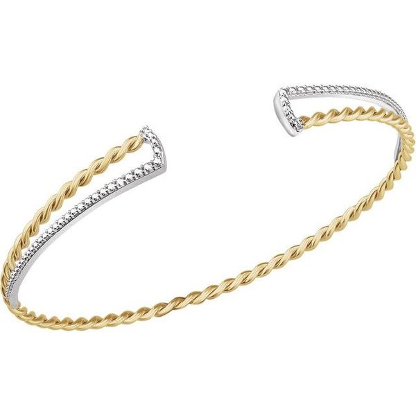 Twisted Rope Cuff Bracelet - Image 2