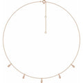 Accented Station Necklace