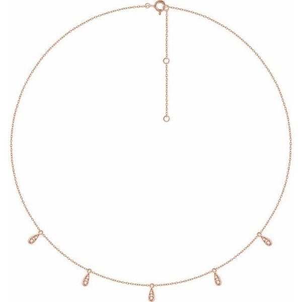 Accented Station Necklace