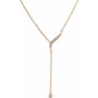 Freeform Y Necklace