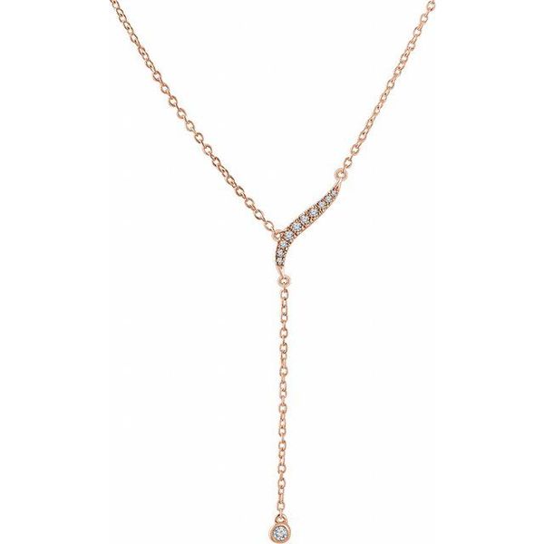 Freeform Y Necklace