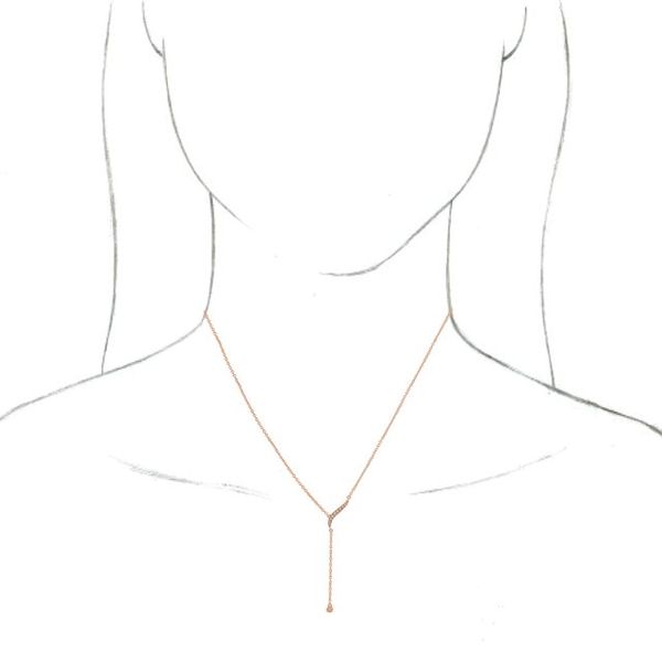 Freeform Y Necklace - Image 3