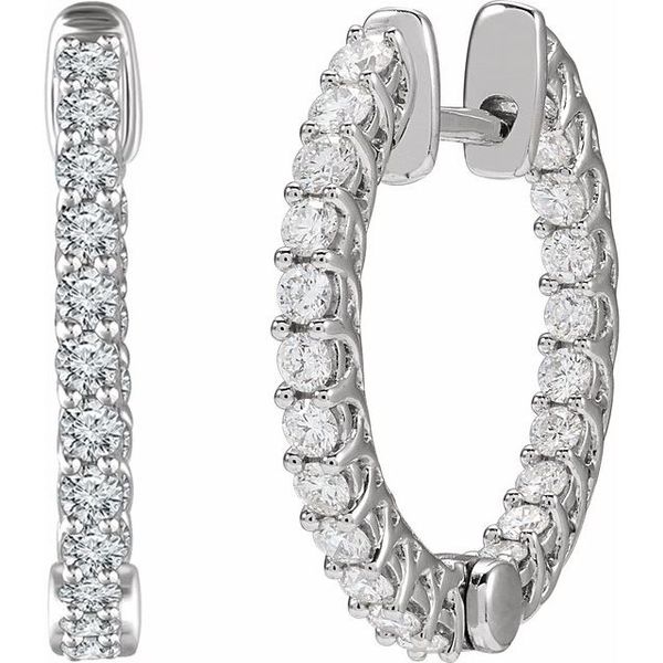 Inside-Outside Hoop Earrings - Image 2
