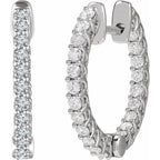 Inside-Outside Hoop Earrings - Image 2