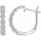 Accented Hoop Earrings