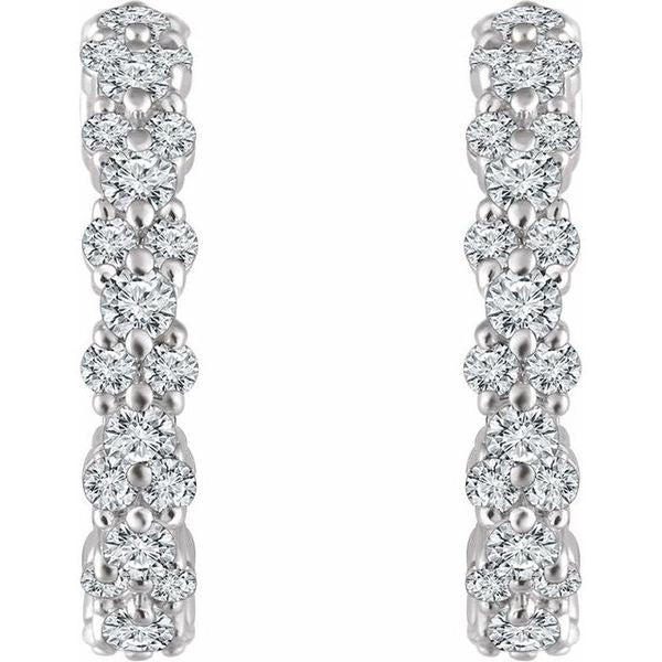 Accented Hoop Earrings - Image 2