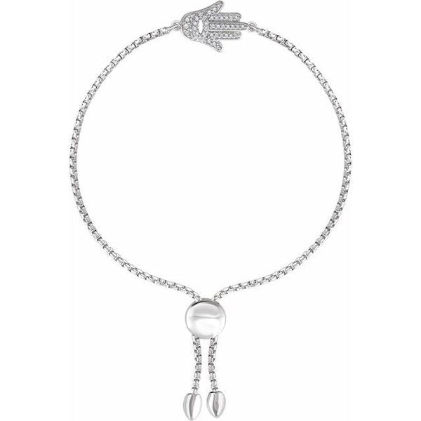 Hamsa Adjustable Bolo Bracelet