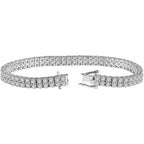 Double Row Line Bracelet - Image 2