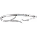 Freeform Hinged Cuff Bracelet