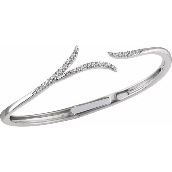 Freeform Hinged Cuff Bracelet - Image 2