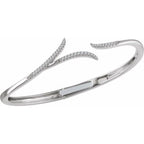 Freeform Hinged Cuff Bracelet - Image 2