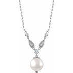 Accented Pearl Necklace