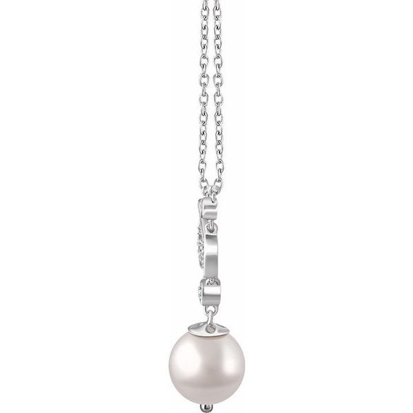 Accented Pearl Necklace - Image 2