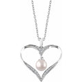 Pearl Heart Necklace