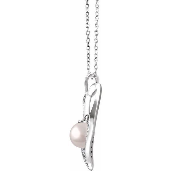 Pearl Heart Necklace - Image 2