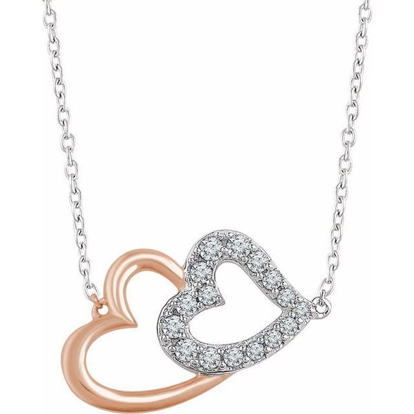 Double Heart Necklace