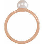 Freeform Pearl Ring - Image 2