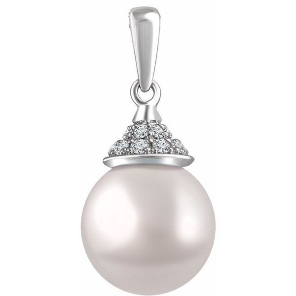 Accented Pearl Pendant