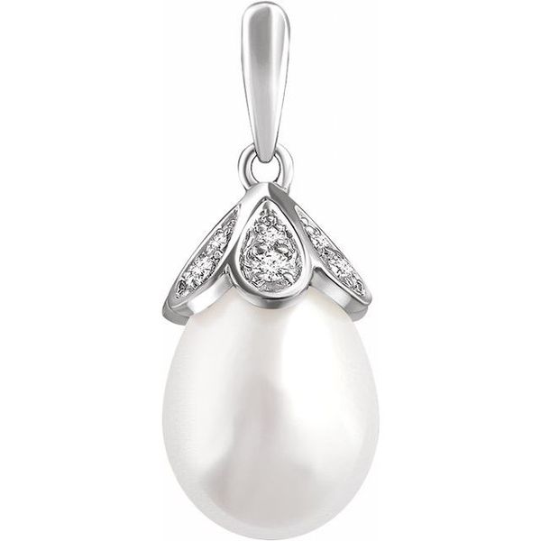 Accented Pearl Pendant