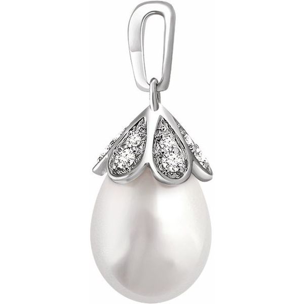 Accented Pearl Pendant - Image 2