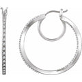 Inside-Outside Hoop Earrings