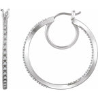 Inside-Outside Hoop Earrings