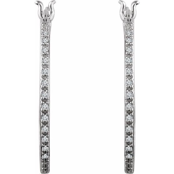 Inside-Outside Hoop Earrings - Image 3