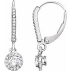 Halo-Style Earrings