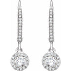 Halo-Style Earrings - Image 2