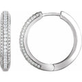 Accented Hoop Earrings