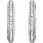Accented Hoop Earrings - Image 2
