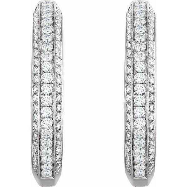 Accented Hoop Earrings - Image 2