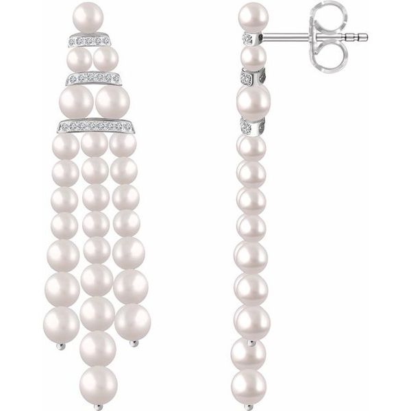 Chandelier Pearl Earrings