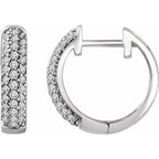 Accented Hoop Earrings
