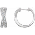 Criss-Cross Hoop Earrings