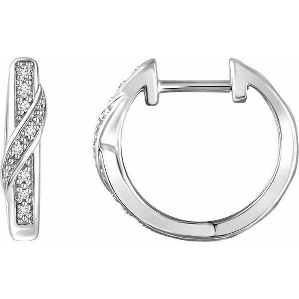 Accented Hoop Earrings