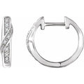 Accented Hoop Earrings