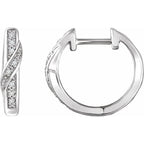 Accented Hoop Earrings