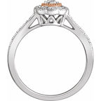 Cluster Halo-Style Promise Ring - Image 2