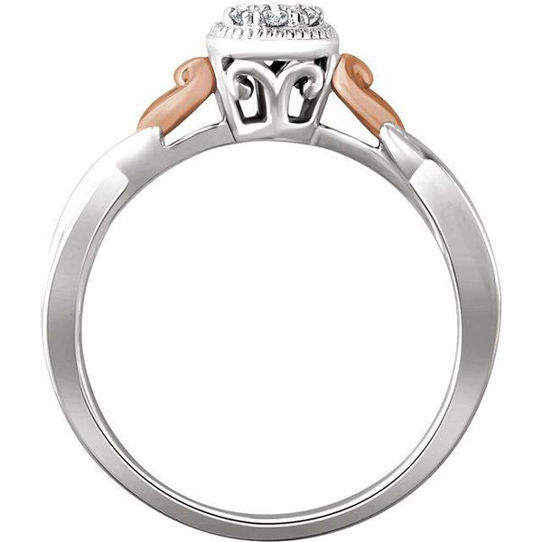 Heart Cluster Promise Ring - Image 2