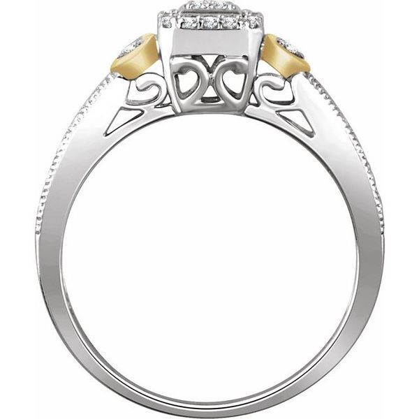 Halo-Style Cluster Promise Ring - Image 2