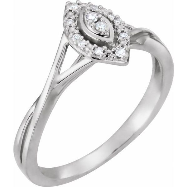 Halo-Style Criss-Cross Ring