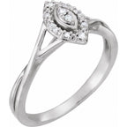 Halo-Style Criss-Cross Ring