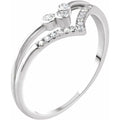 Negative Space V Ring