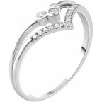 Negative Space V Ring