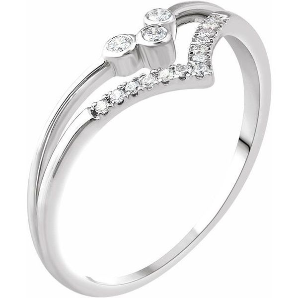 Negative Space V Ring
