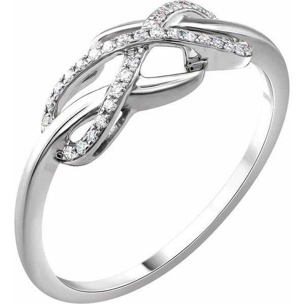 Accented Infinity-Inspired Ring